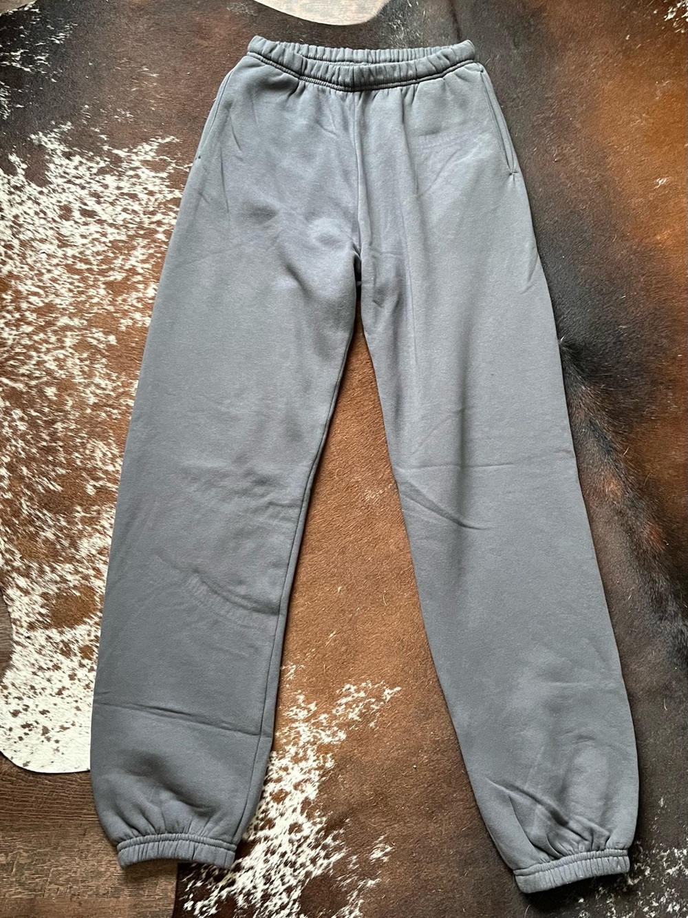 Darlin’ signature plush sweatpants gray “not like the rest”